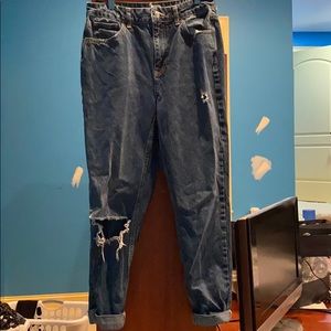 TopShop Cozy and Cute Mom Jeans